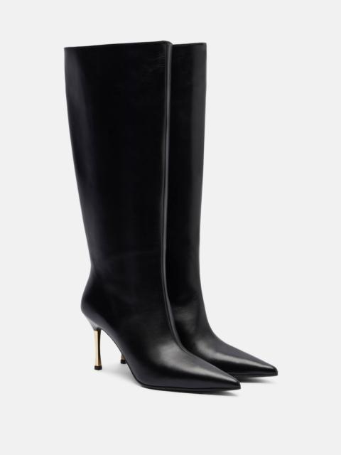 GUCCI Bombshell leather knee-high boots