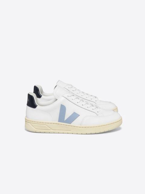 V-12 LEATHER WHITE STEEL NAUTICO