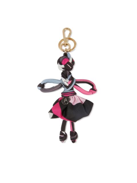 PUCCI Iride-print silk keychain