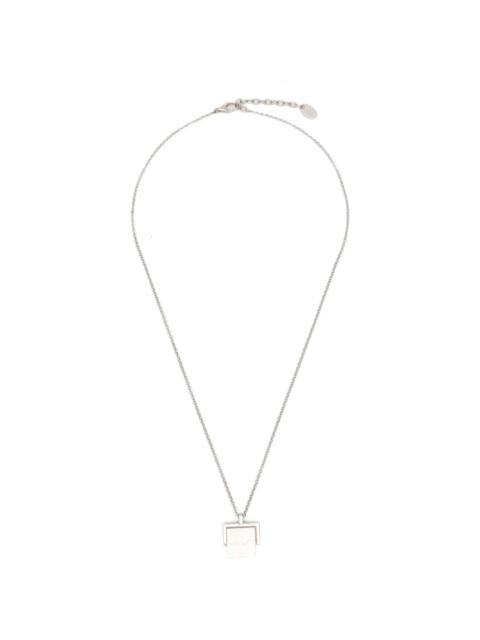 GUCCI Gucci Logo-cutout Pendant Necklace