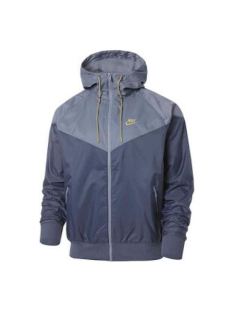 Nike Sportswear Windrunner Hooded Jacket 'Blue Grey' DA0001-491