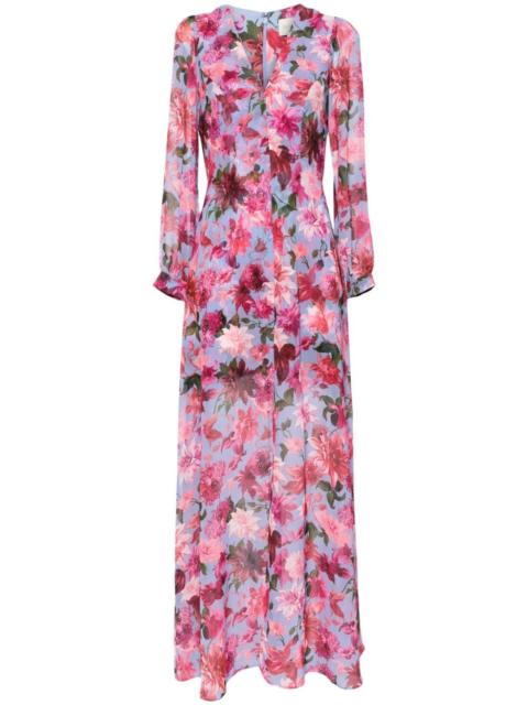 SACHIN & BABI Penny floral-print gown