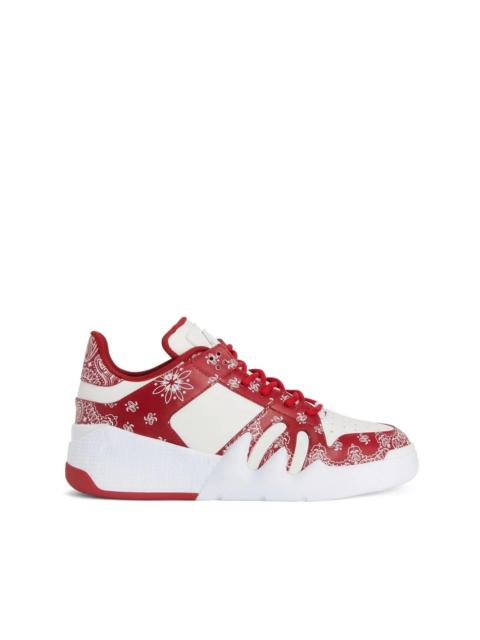 Giuseppe Zanotti Talon low-top bandana-print sneakers