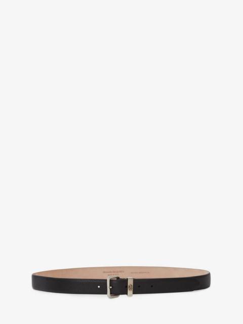 Alexander McQueen Identity Belt in Black