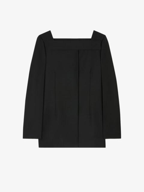 Givenchy OPEN-BACK JACKET WITH JEWEL BANDS