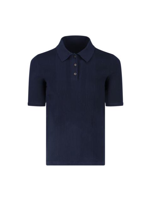 Maison Margiela 4 Stitches Logo Polo Shirt