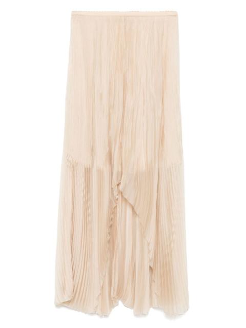 forte_forte asymmetric midi skirt