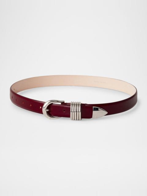 DÉHANCHE Hollyhock Leather Belt