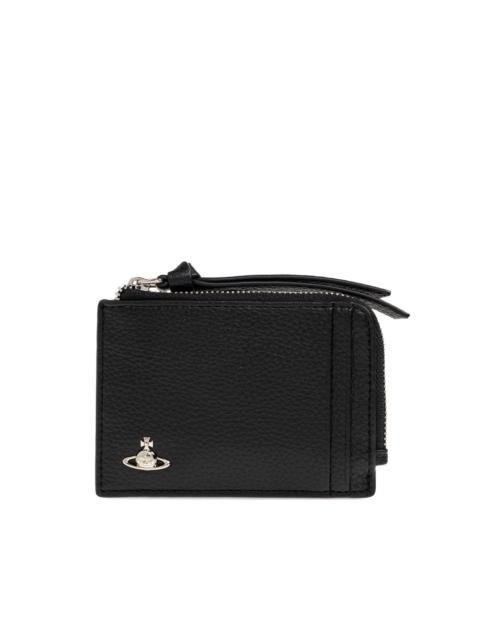 Vivienne Westwood zip logo cardholder