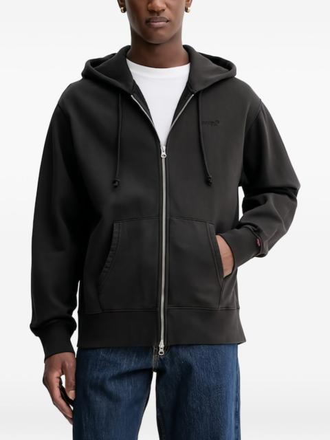 Levi's logo-detail zip-up hoodie