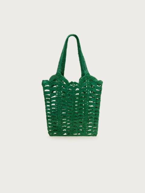 J.CREW Handwoven straw tote bag