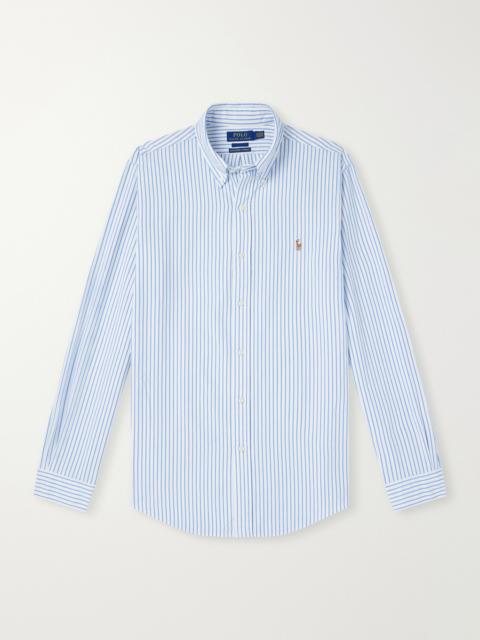 Polo Ralph Lauren Logo-Embroidered Striped Cotton Oxford Shirt