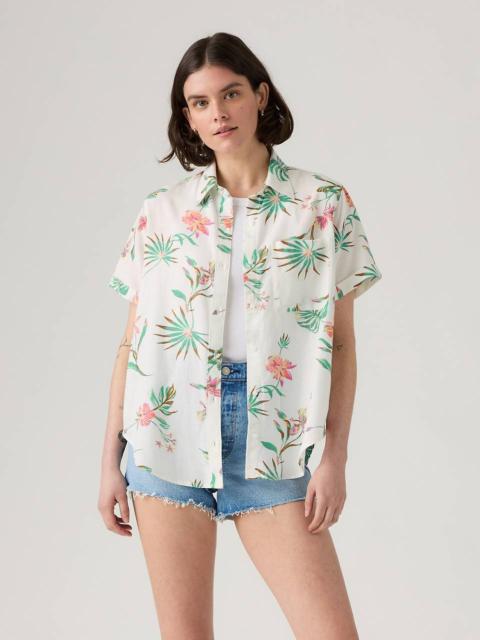 Levi's DARLENE LINEN BLEND SHORT SLEEVE SHIRT