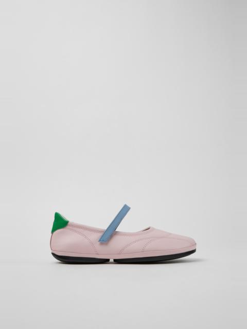 CAMPER Twins Multicolor Leather Ballerinas for Women.