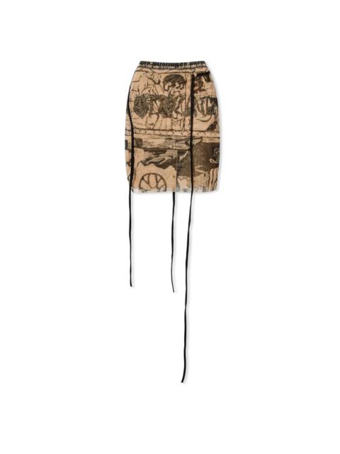 OTTOLINGER Ottolinger Mesh Wrap Mini Skirt
