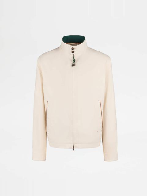 Tod's JACKET IN TECHNICAL COTTON - BEIGE