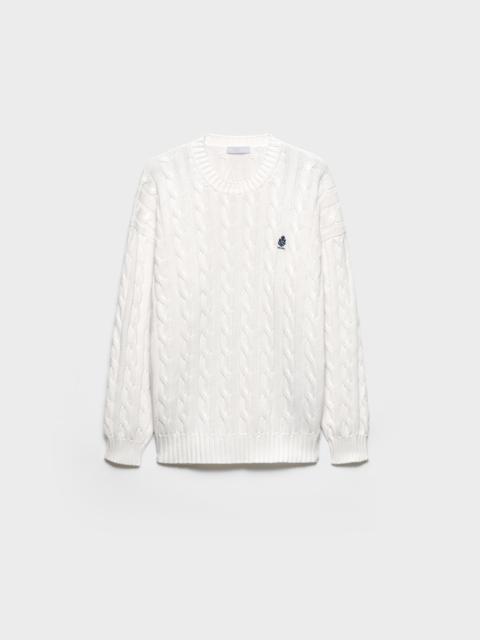Prada Cotton crew-neck sweater