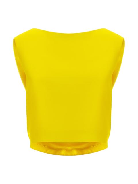 BALENCIAGA Draped Crop Top