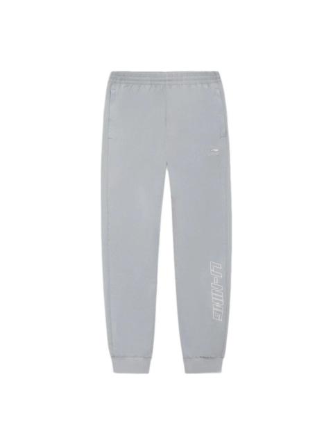 Li-Ning Li-Ning 그래픽 조그어 바지 'Grey' AYKS285-3