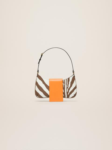 JACQUEMUS Le Bisou imprimé zebre