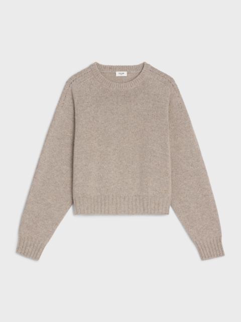 CREW NECK SWEATER IN SEAMLESS CASHMERE