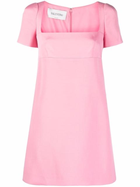 Valentino square-neck mini dress