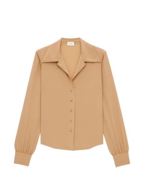 SAINT LAURENT classic-collar blouse