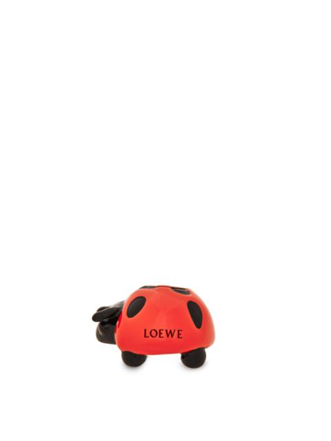 Loewe Ladybug dice in metal