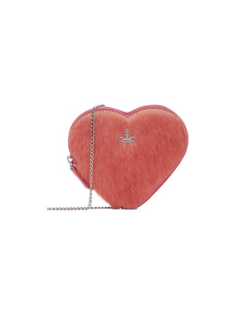 Vivienne Westwood Pink Heart Crossbody Bag