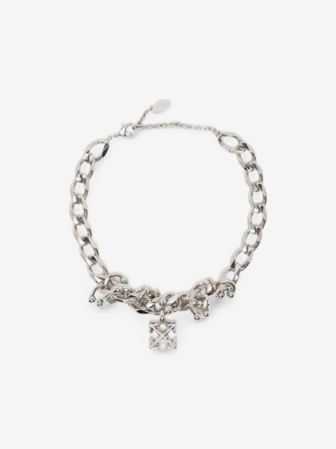 Off-White piercing arrows chain necklace