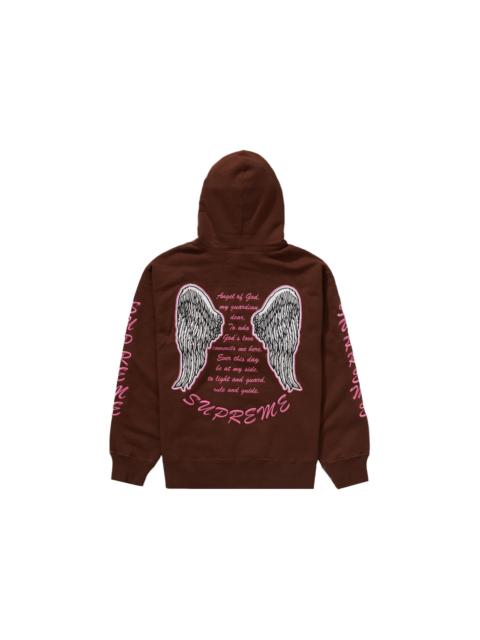 Supreme Supreme Guardian Hooded Sweatshirt Dark Brown