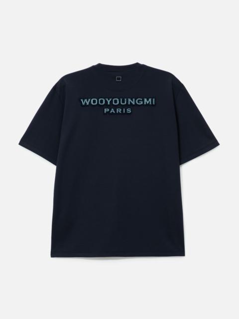 Wooyoungmi TUFT EMBROIDERED BACK LOGO T-SHIRT
