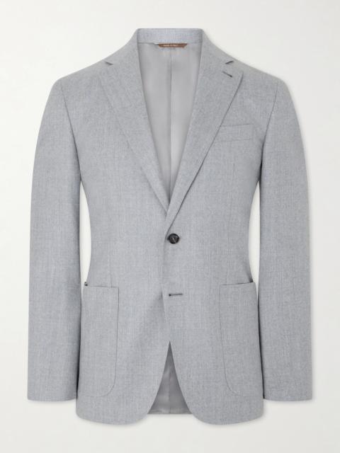 Canali Kei Wool Suit Jacket