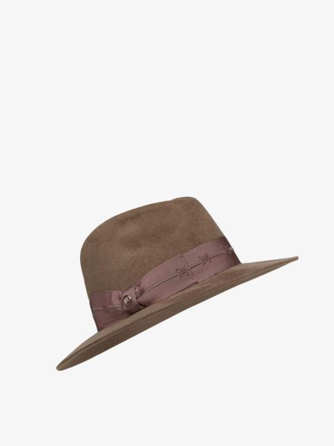 FENDI Brown felt hat