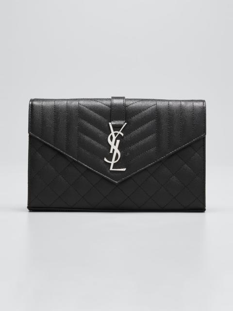 YSL Quilted Wallet on Chain