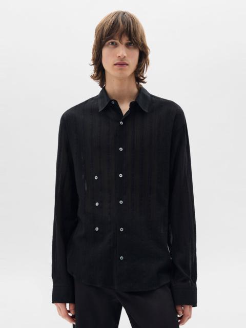 Ann Demeulemeester Isak Twisted Light Dobby Stripe