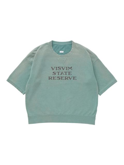 visvim JUMBO SB SWEAT S/S CRASH LT.GREEN