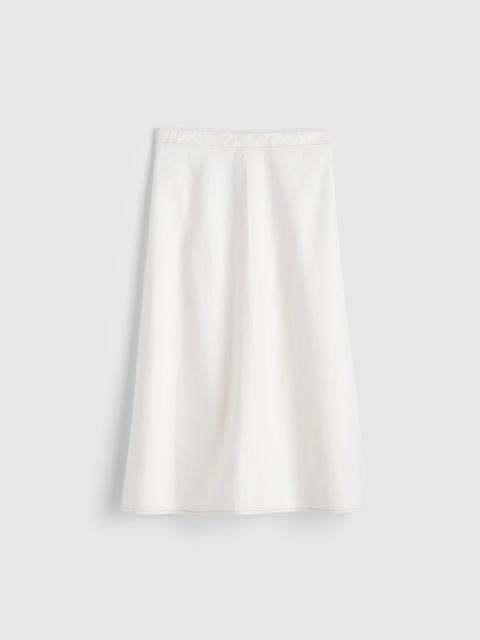 Madewell Airy Denim Slip Midi Skirt