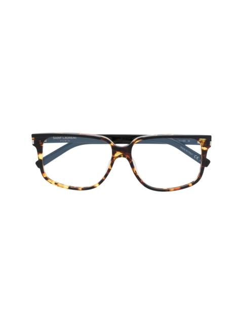 cat-eye frame eyeglasses