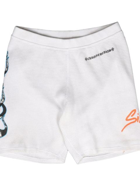 Chrome Hearts Matty Boy Sinister Thermal Bike Shorts "White" CHRM1902