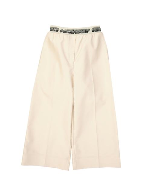 Stella McCartney CROPPED LOGO PANTS
