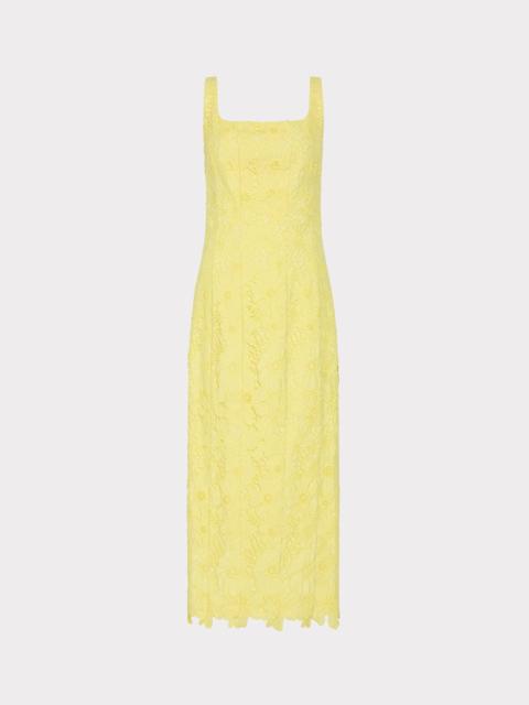 MILLY Izel Lace Midi Dress