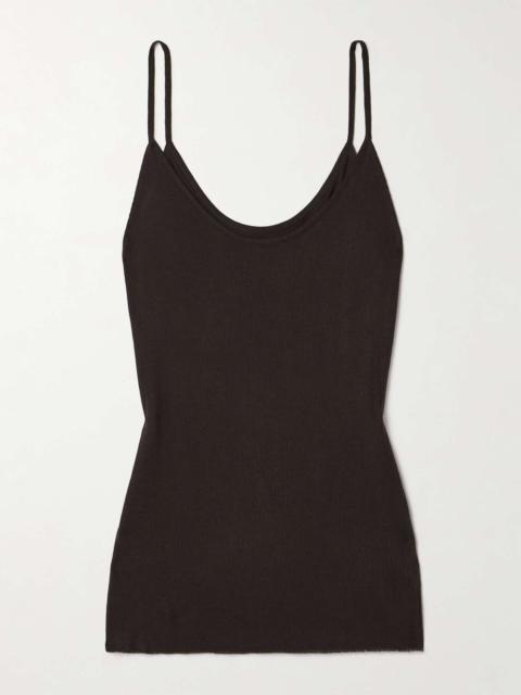 KHAITE Selee ribbed-knit tank