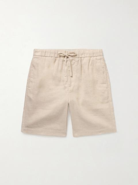 FRESCOBOL CARIOCA Felipe Straight-Leg Linen and Cotton-Blend Drawstring Shorts