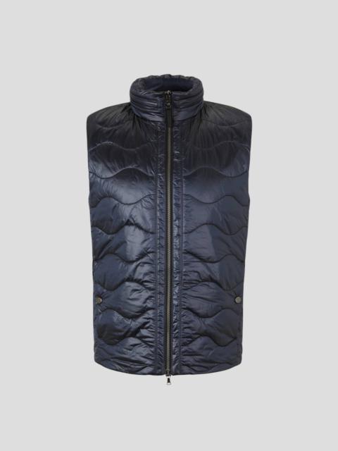 BOGNER WILTON QUILTED WAISTCOAT IN NAVY BLUE