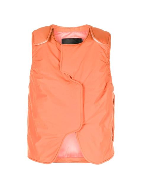 Form asymmetric gilet