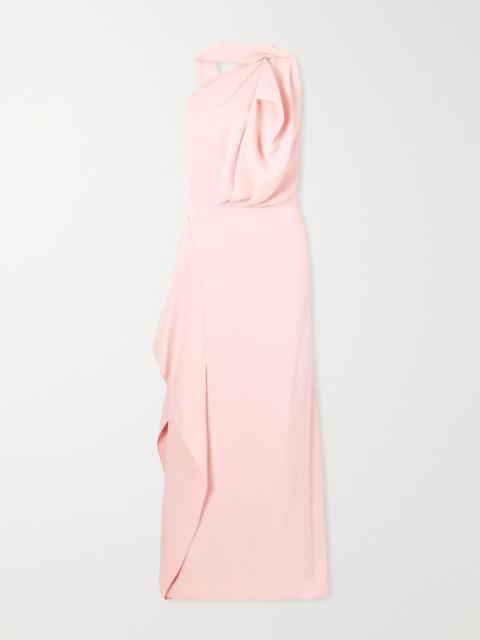 MATICEVSKI Priority Asymmetric Draped Crepe Gown