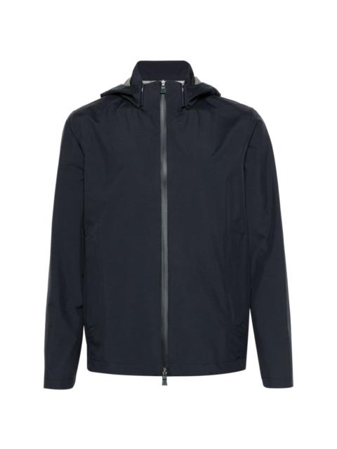 Herno hooded zip-up jacket