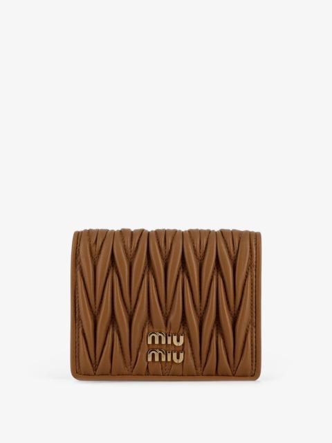 Miu Miu Quilted Leather Wallet