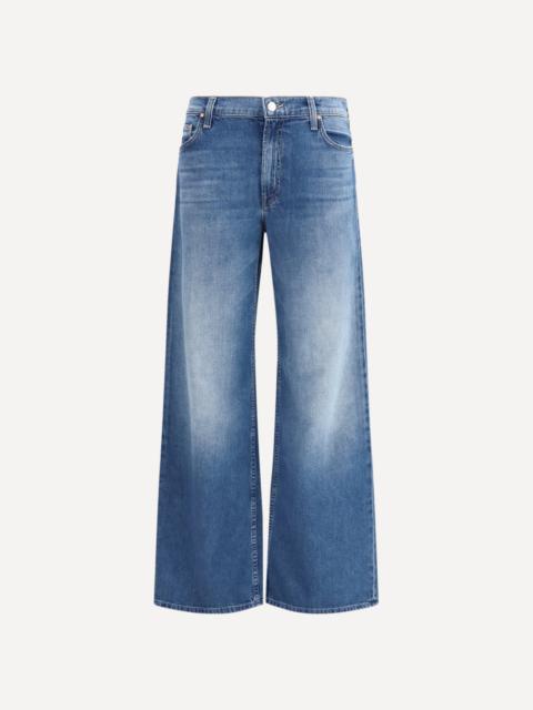 MOTHER The Rerun Zip Sneak Jeans